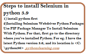 You are currently viewing how to install selenium webdriver for python 3.9