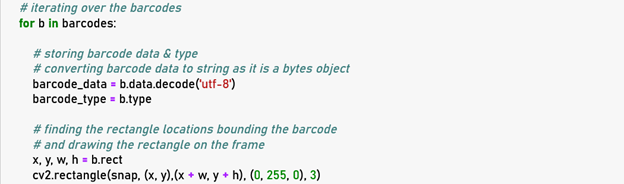 How to Build real-time OpenCV barcode reader or scanner using python