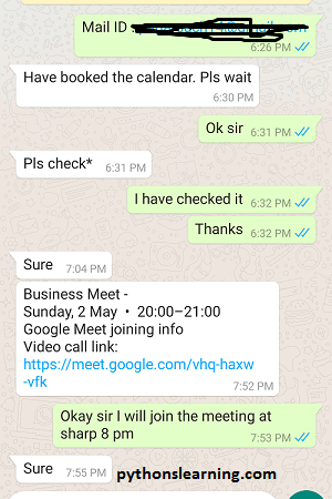 how to automate whatsapp message using python pywhatkit