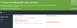 Read more about the article which is free online compiler / terminal for mongodb