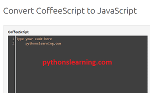 Read more about the article How to convert coffeescript to javascript