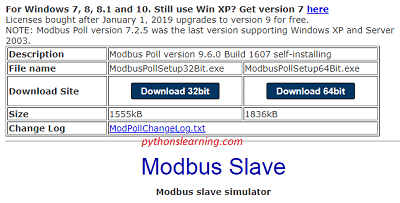 modbus poll version 7