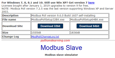 which is free and best modbus simulator | compiler |