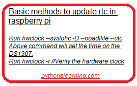 You are currently viewing Basic methods to update rtc in raspberry pi