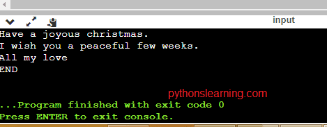 Christmas image in python